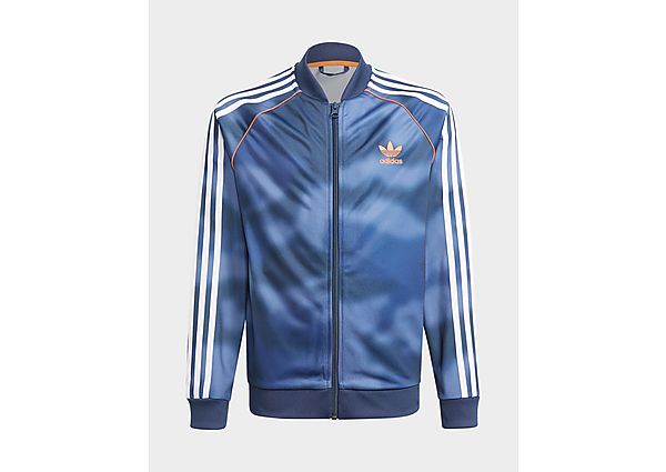 adidas Originals Veste de survêtement Allover Print Camo SST - Crew Blue / Multicolor / White / App