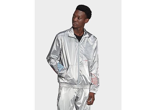adidas Originals Veste de survêtement Adicolor Tricolor - Silver Metallic, Silver Metallic