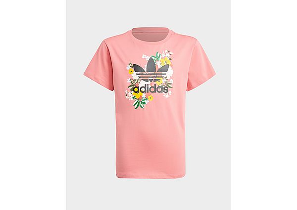 adidas Originals T-shirt HER Studio London Floral - Hazy Rose / Multicolor / Black, Hazy Rose / Mult