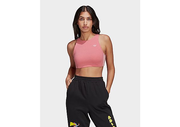 adidas Originals Haut brassière Fakten - Hazy Rose Mel / White, Hazy Rose Mel / White