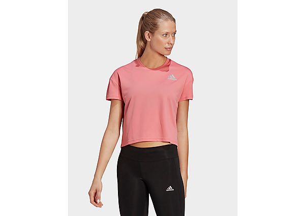 adidas T-shirt Fast Primeblue - Hazy Rose / Reflective Silver, Hazy Rose / Reflective Silver