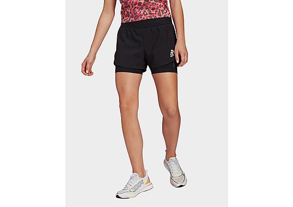 adidas Short Fast Primeblue Two-in-One - Black, Black