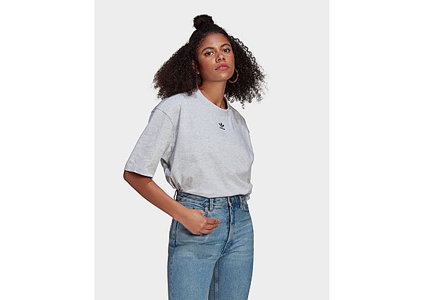 adidas Originals T-shirt LOUNGEWEAR Adicolor Essentials - Light Grey Heather, Light Grey Heather