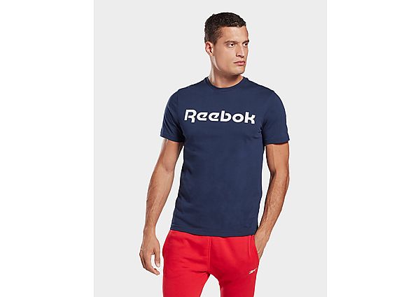 Reebok t-shirt graphic series linear logo - Vector Navy / White, Vector Navy / White