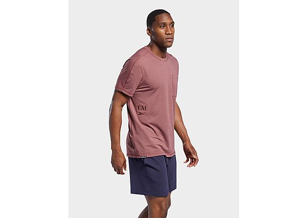 Reebok t-shirt avec poche les mills - Rich Red Mel.-R, Rich Red Mel.-R