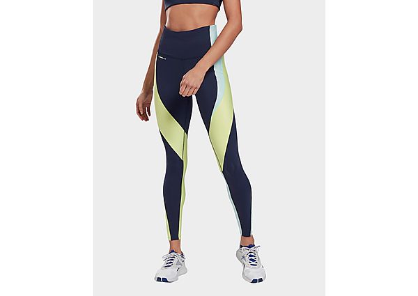 Reebok legging taille haute colorblock lux les mills - Vector Navy, Vector Navy
