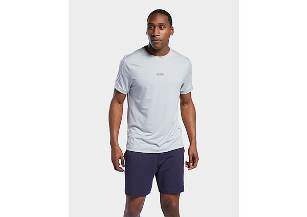 Reebok t-shirt en maille à manches courtes les mills - Pure Grey 3, Pure Grey 3