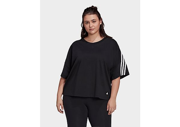 adidas T-shirt Sportswear Future Icons 3-Stripes (Grandes tailles) - Black / White, Black / White