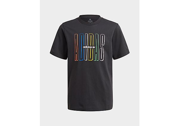 adidas Originals T-shirt Graphic Logo Print - Black, Black