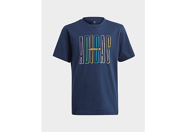 adidas Originals T-shirt Graphic Logo Print - Collegiate Navy, Collegiate Navy