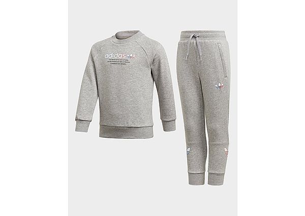 adidas Originals Ensemble Adicolor Crew - Medium Grey Heather, Medium Grey Heather