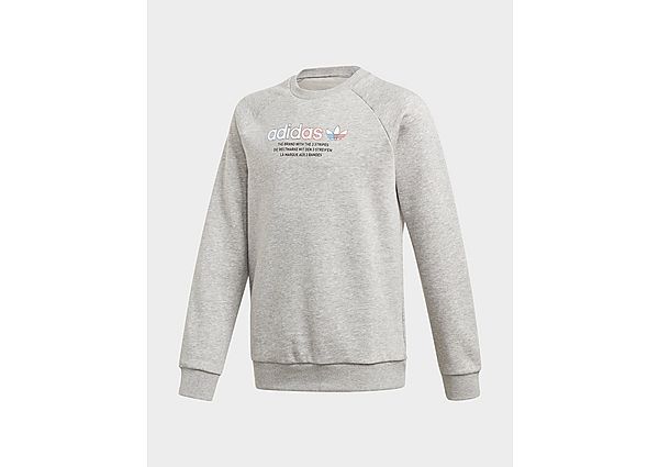 adidas Originals Sweat-shirt Adicolor Crew - Medium Grey Heather, Medium Grey Heather