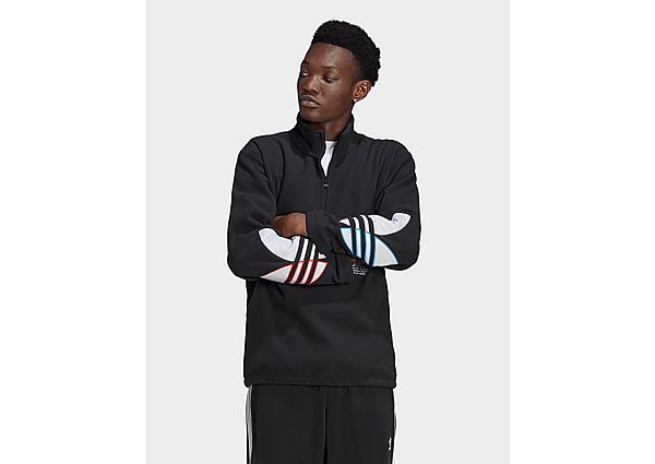 adidas Originals Sweat-shirt Adicolor Polar Fleece Half-Zip - Black, Black