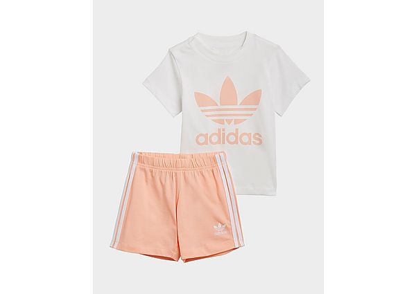 adidas Ensemble Short/T-Shirt Bébé - White / Glow Pink, White / Glow Pink