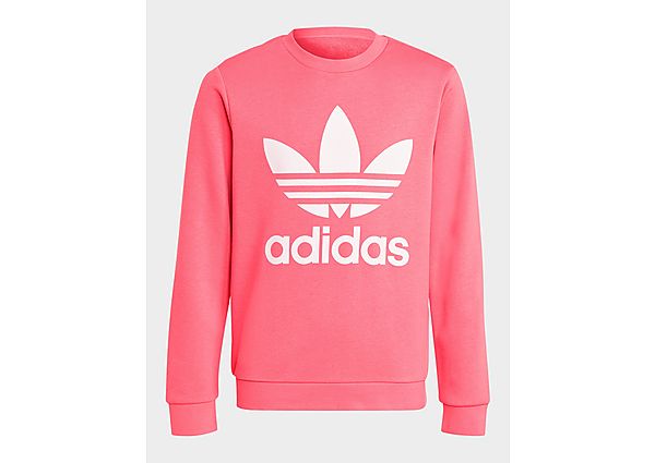 adidas Originals Sweat-shirt Trefoil Crew - Hazy Rose / White, Hazy Rose / White
