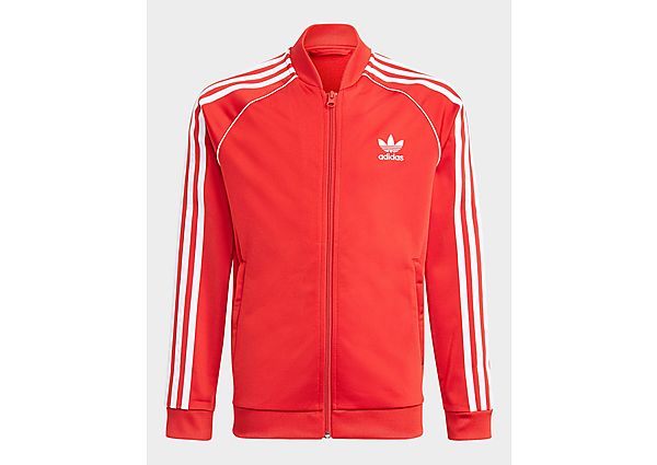adidas Originals Veste de survêtement Adicolor SST - Scarlet / White, Scarlet / White