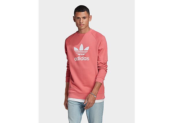 adidas Originals Sweat-shirt Trefoil Warm-Up Crew - Hazy Rose, Hazy Rose