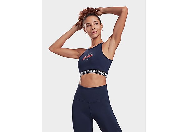 Reebok crop top les mills beyond the sweat - Vector Navy, Vector Navy