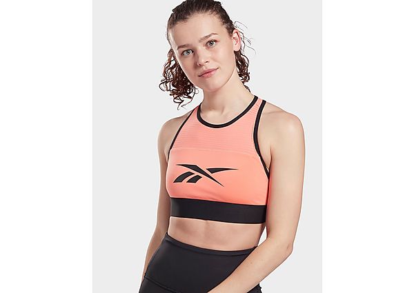 Reebok brassière de sport à encolure haute workout ready - Twisted Coral, Twisted Coral