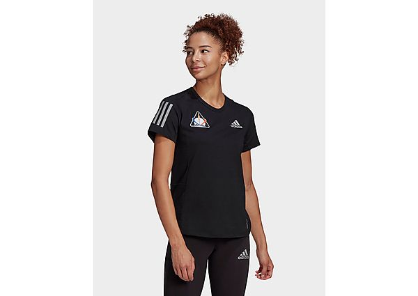 adidas T-shirt Run It Space Race Soft - Black, Black