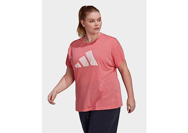 adidas T-shirt Sportswear Winners 2.0 (Grandes tailles) - Hazy Rose Mel, Hazy Rose Mel