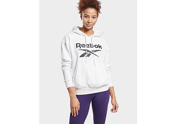 Reebok hoodie molletonné reebok identity logo - White / Black, White / Black