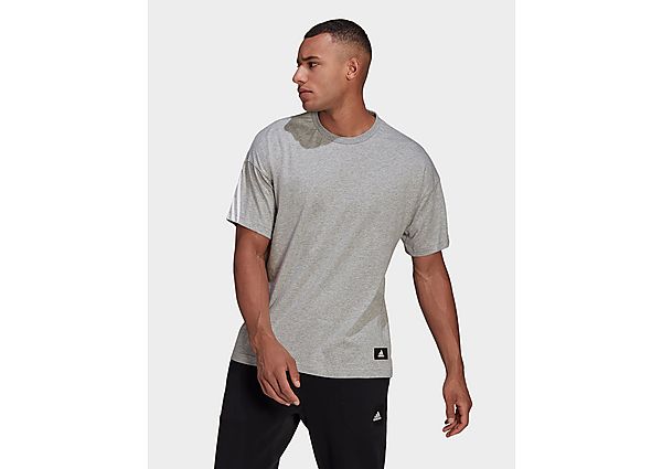adidas T-shirt Sportswear 3-Stripes - Medium Grey Heather, Medium Grey Heather