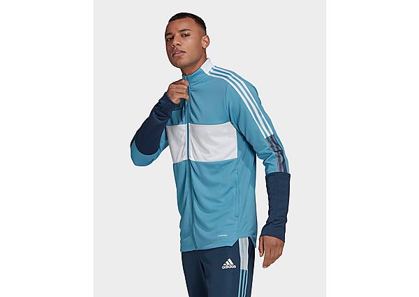 adidas Veste de survêtement Tiro - Hazy Blue / White, Hazy Blue / White