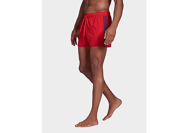 adidas Short de bain Classic 3-Stripes - Glory Red / Crew Navy, Glory Red / Crew Navy