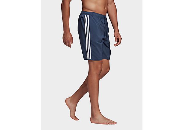 adidas Short de bain Classic-Length 3-Stripes - Crew Navy / White, Crew Navy / White