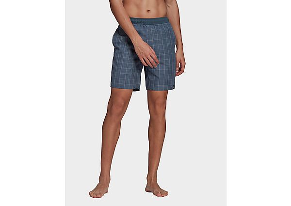 adidas Short de bain Check - Grey / Legend Earth, Grey / Legend Earth