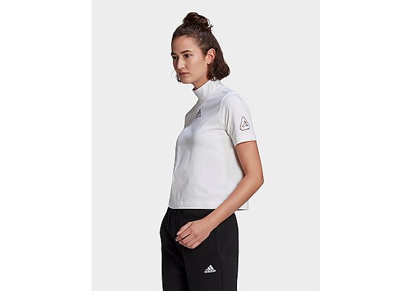 adidas T-shirt Sportswear Crop - White, White