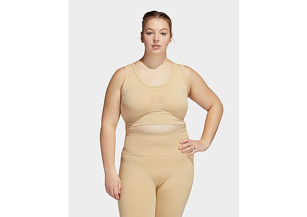 adidas Brassière Studio (Grandes tailles) - Hazy Beige, Hazy Beige