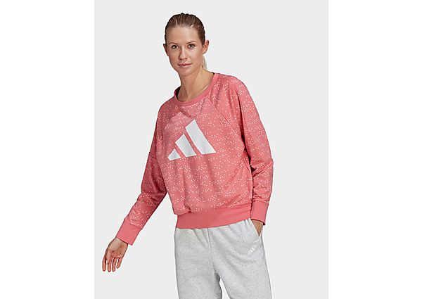 adidas Sweat-shirt Sportswear Winners Badge of Sport Crew - Hazy Rose, Hazy Rose