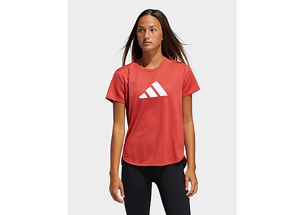 adidas T-shirt 3 Bar Logo ? - Crew Red / White, Crew Red / White