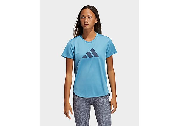 adidas T-shirt 3 Bar Logo? - Hazy Blue / Crew Navy, Hazy Blue / Crew Navy