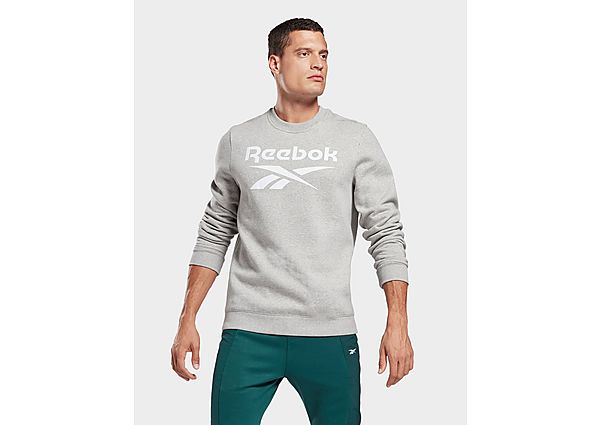 Reebok sweat à col rond molletonné reebok identity - Medium Grey Heather, Medium Grey Heather