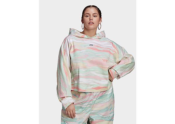 adidas Originals Hoodie R.Y.V. Crop - Multicolor, Multicolor