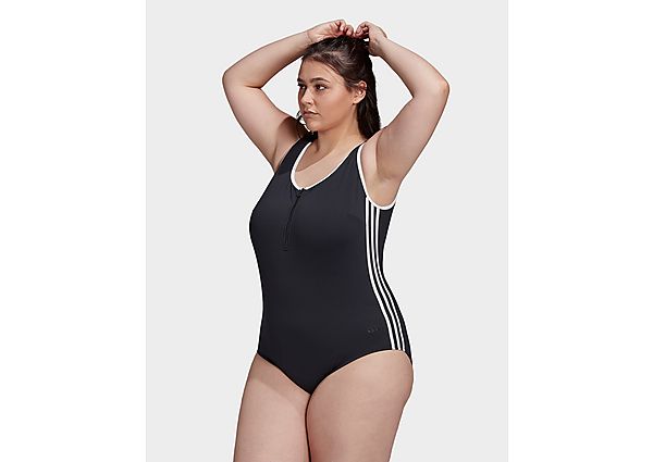 adidas Originals Maillot de bain Adicolor Classics Primeblue (Grandes Tailles) - Black, Black