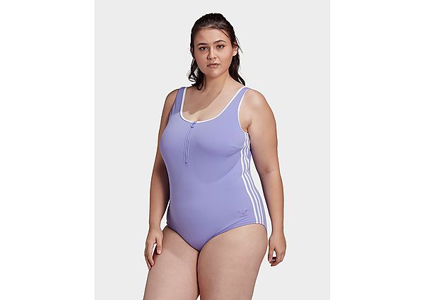adidas Originals Maillot de bain Adicolor Classics Primeblue (Grandes Tailles) - Light Purple, Light
