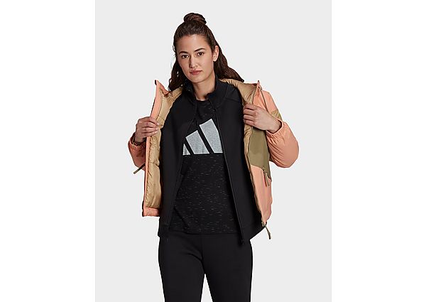 Adidas Veste Back to Sport Hooded Insulated - Ambient Blush, Ambient Blush