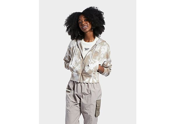 Reebok sweat classics cloud-dye zip-up - Boulder Grey, Boulder Grey