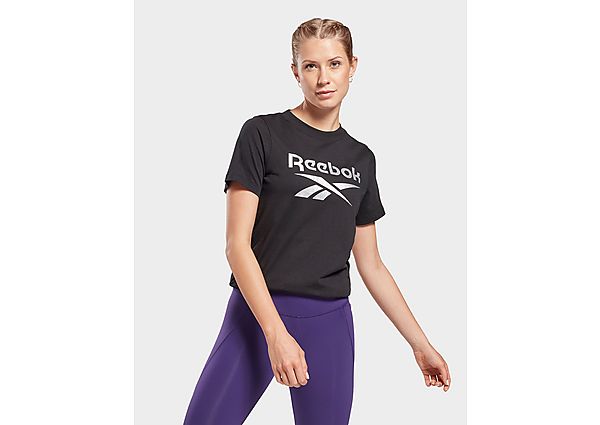 Reebok t-shirt reebok identity logo - Black / Silver Metallic, Black / Silver Metallic
