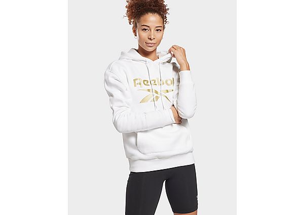 Reebok hoodie molletonné reebok identity logo - White, White