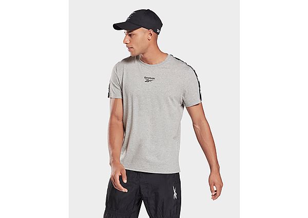 Reebok t-shirt training essentials tape - Medium Grey Heather, Medium Grey Heather
