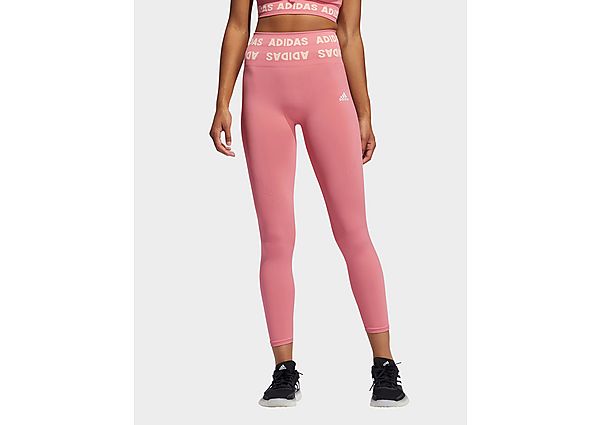 adidas Tight Training Aeroknit 7/8 High-Rise - Hazy Rose, Hazy Rose