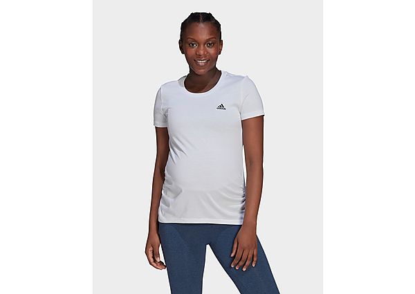 adidas T-shirt Essentials Cotton (Maternité) - White / Black, White / Black