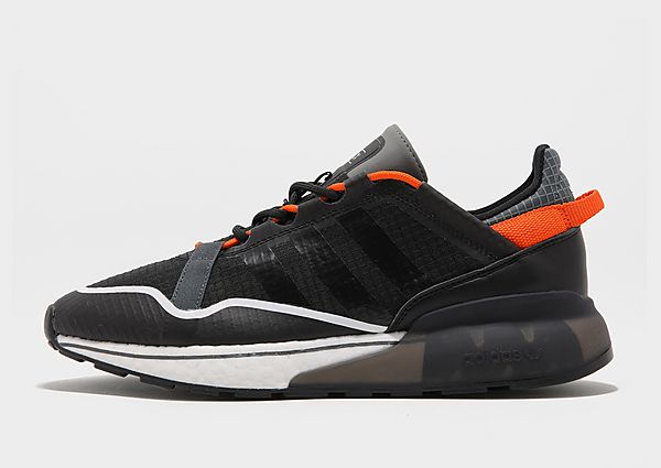 adidas Originals Chaussure ZX 2K Boost Pure - Core Black / Grey Six / Orange, Core Black / Grey Six