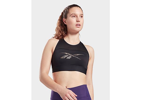 Reebok brassière de sport modern safari - Black / Hyper Purple, Black / Hyper Purple