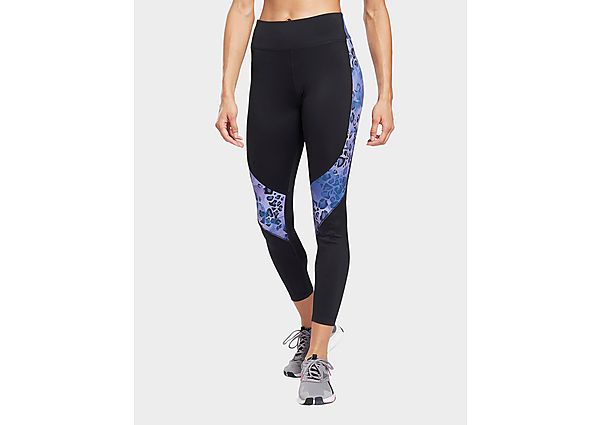 Reebok legging modern safari panel - Black / Hyper Purple, Black / Hyper Purple